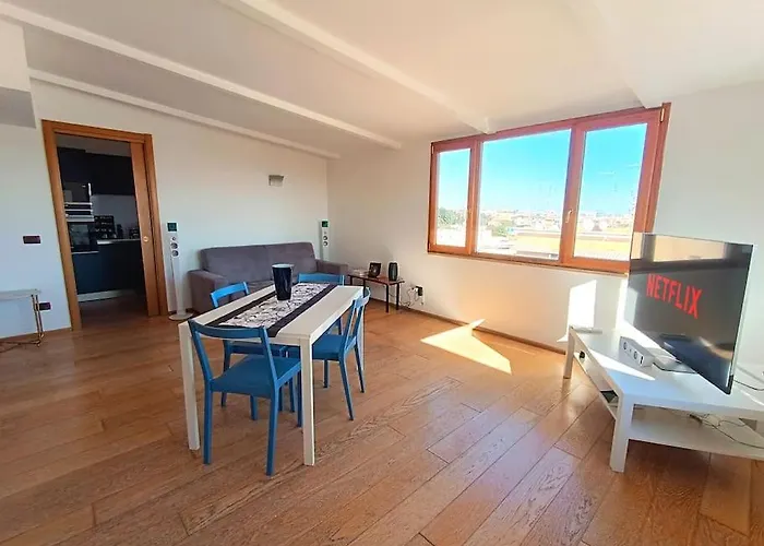 10 Min To Center Luxury Panoramic Penthouse Apartamento Roma