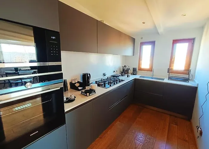 10 Min To Center Luxury Panoramic Penthouse Apartamento